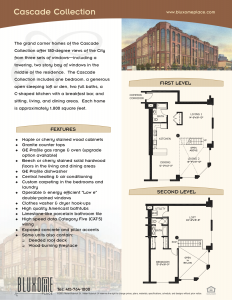 Apartment Cascade Floor Plan