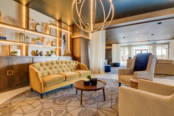 Midtown 360 Community Clubhouse Seating Area