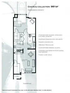 Apartment Chateau Floor Plan