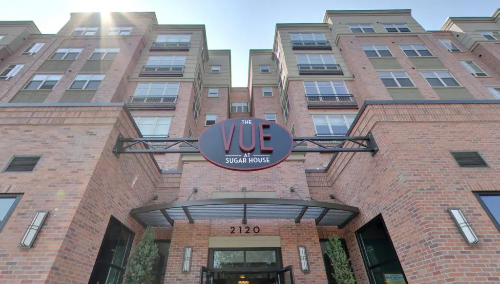 The Vue at Sugar House Crossing Front Entrance Exterior