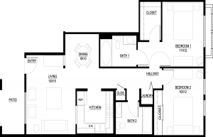 Apartment Luxor Floor Plan