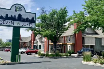 Seven65 Lofts Front Entrance Sign