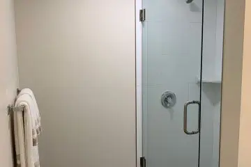 view of stand up shower of nexus on 9th apartment interior