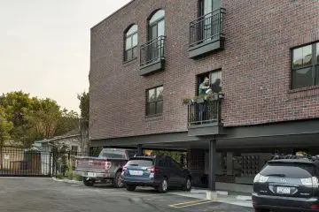 Costume Property Building and Gated Parking Lot