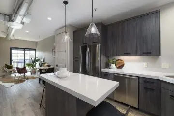 Kitchen & Living Room