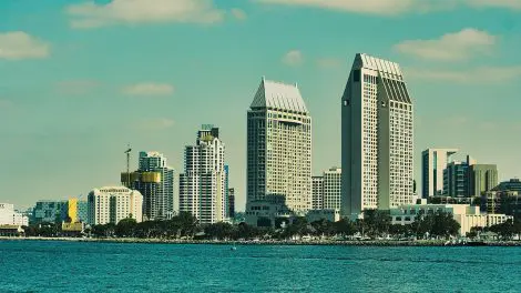 san diego city coastline skyline