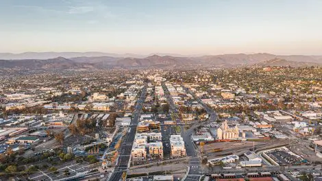 Downtown Escondido Aerial