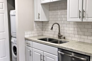 Apartment Unit Kitchen & Laundry Area