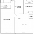 Apartment Remodeled Jr. One Bedroom Floor Plan