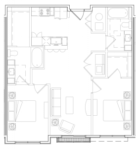Apartment Brittney Floor Plan