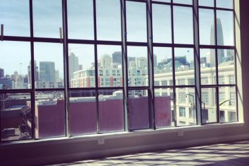 Bluxome Place Living Room Windows