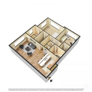 Apartment Maple Floor Plan