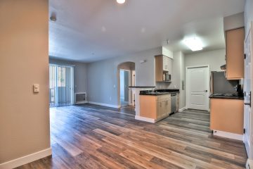 View of Living Room and Kitchen