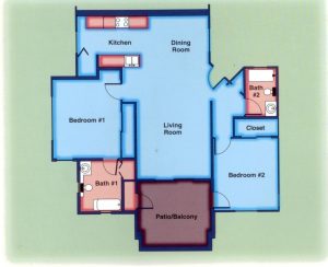 Apartment B1 Floor Plan