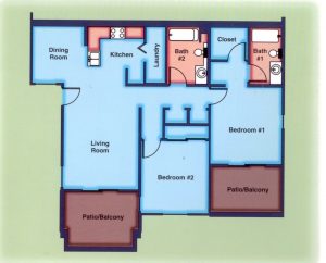 Apartment B2A Floor Plan