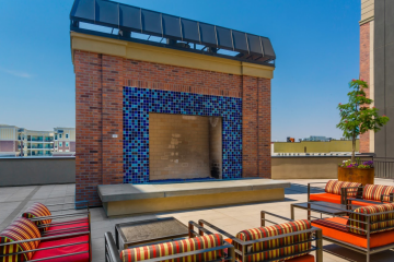 The Vue at Sugar House Crossing Community Fireplace