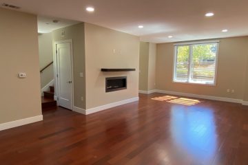 First Floor Living Room & Fireplace