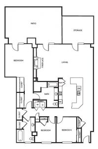 Apartment METROPOLITAN Floor Plan