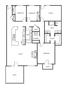 Apartment ROCHESTER Floor Plan
