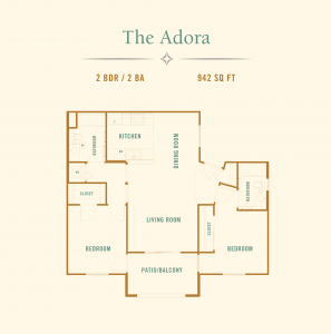 Apartment The Adora Floor Plan