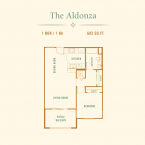 Apartment The Aldonza Floor Plan