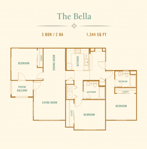 Apartment The Bella Floor Plan