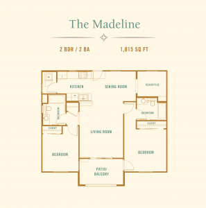 Apartment The Madeline Floor Plan