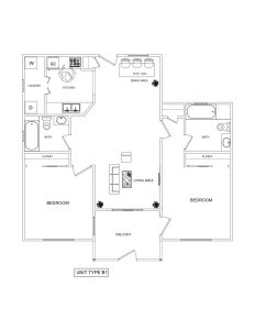 UNTI TYPE B.1 Floorplan