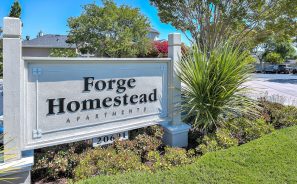 Forge Homestead Apartments Entrance Sign