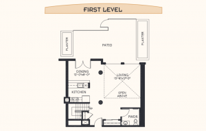 Genoa First Level Floor Plan