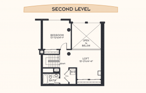 Genoa Second Level Floor Plan