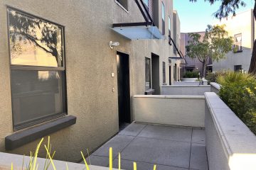 Townhouse courtyard.