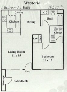 Apartment Wysteria Floor Plan