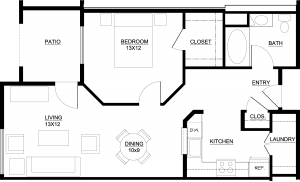 Apartment Euro Floor Plan