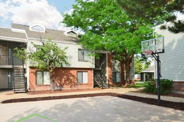 Basketball Court & Apartment Building Exterior