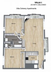 Apartment Villa I Lower Floor Plan