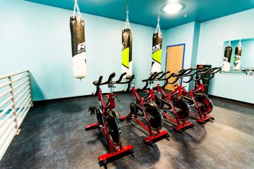 Fitness Center Exercise Bikes