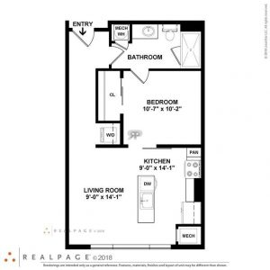 Apartment Oasis Floor plan