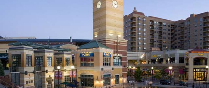 The Gateway outdoor mall in Salt Lake City
