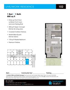 Apartment 102 Floor plan