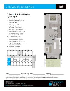 Apartment 108 Floor plan