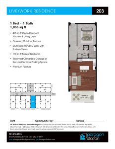 Apartment 203 Floor plan
