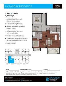 Apartment 205 Floor plan