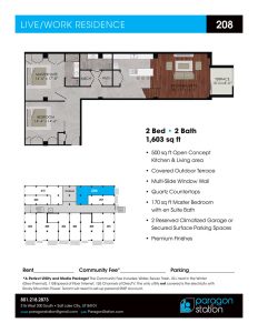 Apartment 208 Floor plan