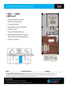 Apartment 303 Floor plan