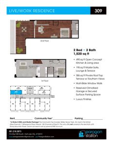 Apartment 309 Floor plan