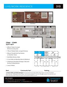 Apartment 310 Floor plan