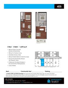 Floorplan 405