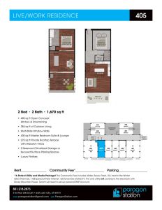 Apartment 405 Floor plan