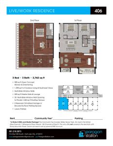 Apartment 406 Floor plan